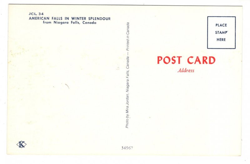 American Falls, Winter, Snow, Niagara Falls, Ontario,