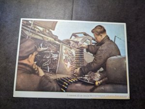 Mint Italy Military Postcard Guns of the Messerschmitt ME 109 Fighter Supplied