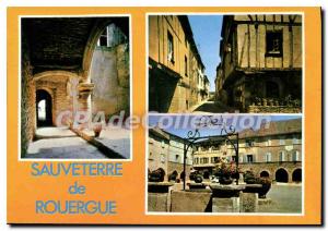 Postcard Old Sauveterre Rouergue Aveyron