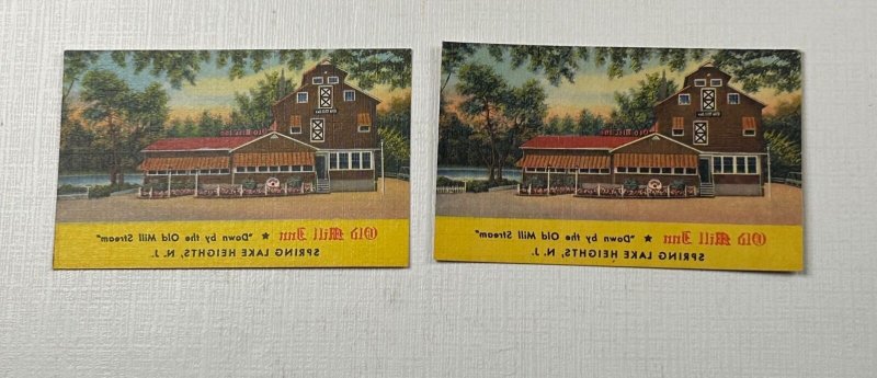 Vintage Business Card Old Mill Inn Spring Lake Heights NJ