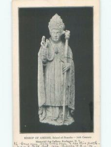 1940 postcard STATUE AT ART GALLERY Rochester New York NY E6686