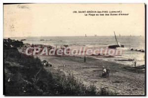 Postcard Old St Brevin Les Pins The Beach In The Netherlands Love dunes