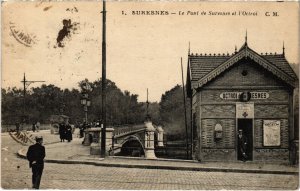 CPA Suresnes Le Pont de Suresnes et l'Octroi (1314807)