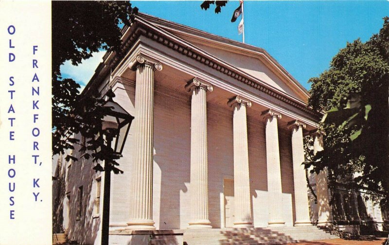 Frankfort Kentucky 1960s Postcard Old State House Greek Revival State Capitol