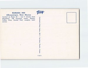 Postcard Ramada Inn, Albuquerque, New Mexico