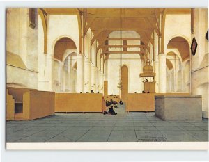 Postcard Interior, Church of St. Odulphus By Saenredam, Assendelft, Netherlands