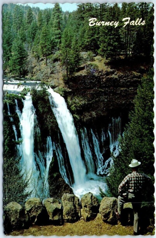 Postcard - Burney Falls, Northern California, USA