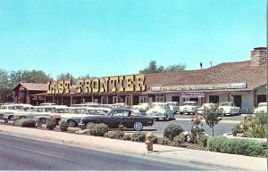 Las Vegas Last Frontier Hotel Old Cars Chrome Postcard