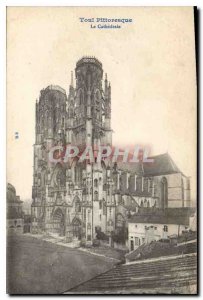 Old Postcard Toul Picturesque La Cathedrale