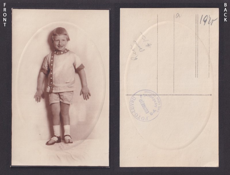 FRANCE, RPPC Postcard, The child
