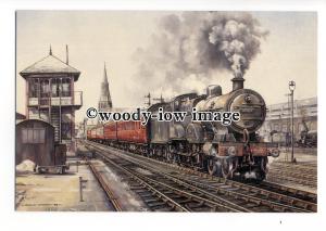 ry1523 - 41064 Passing Way & Works Sidings. Artist - Colin Wright - postcard