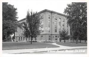 Iowa Ia Real Photo RPPC Postcard c1950 BOONE County Court House Building 2