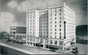 Postcard The Daniel Boone Hotel in Charleston, West Virginia