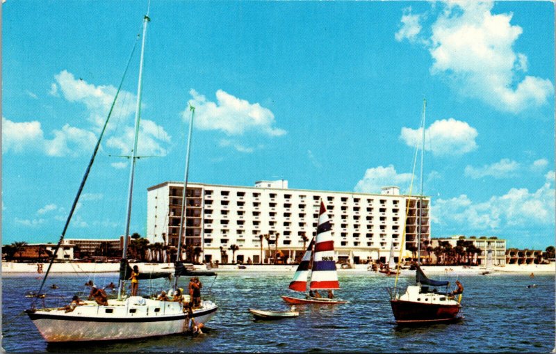 Vtg Breckenridge Resort Beach Club St Petersburg Beach Florida FL Postcard