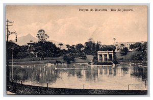 Parque Da Boavista Park Rio De Janeiro Brazil UNP DB Postcard L17