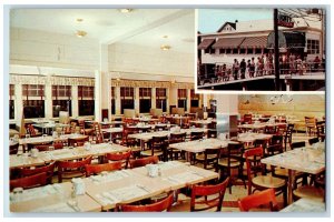 c1950 Groff's Restaurant Dining Set Up Customers Wildwood New Jersey NJ Postcard