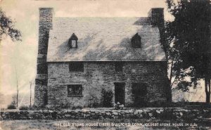 Old Stone House Oldest Stone House in US Guilford Connecticut 1949 postcard