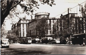 Hungary Budapest Tanacs Korut Vintage RPPC C080