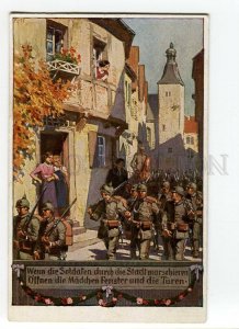 275595 WWI GERMANY Propaganda SOLDIERS Paul HEY old #2 NOVITAS