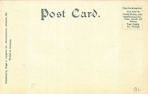 Northport ME Campground Dirt Road Postcard