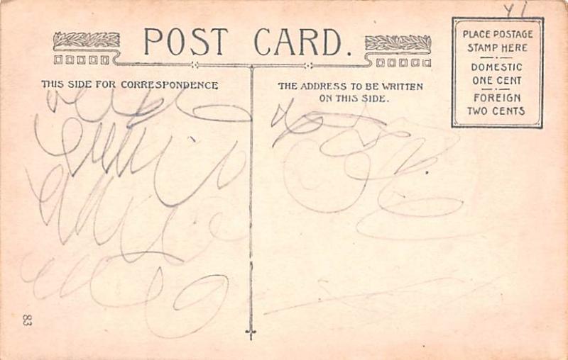 Sweden Old Vintage Antique Post Card Royal Palace Stockholm Writing on back