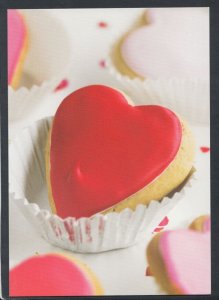 Food Postcard - Sweet Treats - Baking - Heart Cakes    RR6463