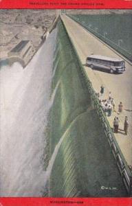 Travelers Visit The Grand Coulee Dam Spokane Washington