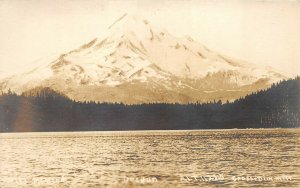 Mt. Hood Oregon 1920s RPPC Real Photo Postcard Mountain by Cross & Dimmitt