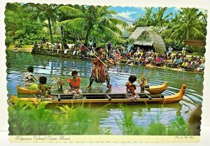 Vintage Postcard Polynesian Culture Warrior Oahu Hawaii Dexter