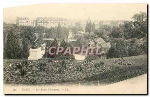 CARTE Postale Old Paris Buttes Chaumont