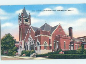 Linen CHURCH SCENE Hattiesburg Mississippi MS AD1790