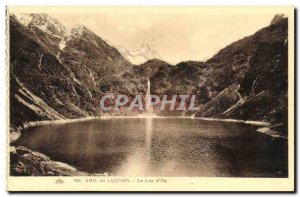 Old Postcard Around Luchon The lake & # 39o