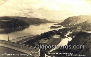 Real Photo - Gorge of the Columbia - Columbia River Highway, Oregon OR  