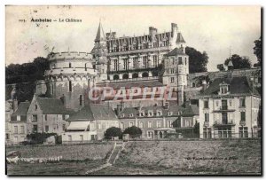 Old Postcard Amboise Chateau