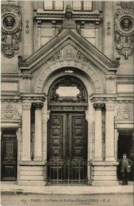 CPA PARIS 8e - La Porte du Collége Chaptal (55622)