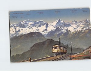 Postcard Arth-Rigi-Bahn, Switzerland