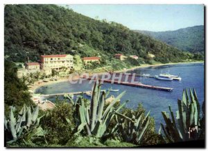 Postcard Modern Ile De Port Cros Port in amphitheater with its home and its f...
