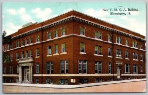 Bloomington Illinois 1909 Postcard New YMCA Building