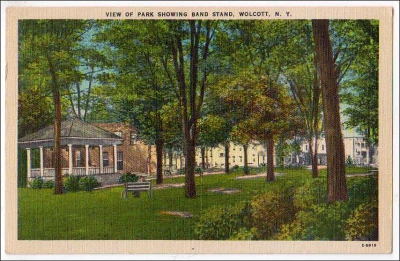 Park, Band Stand, Wolcott NY