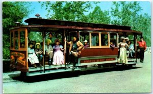 Postcard - The Cable Cars, Knott's Berry Farm - Ghost Town, California