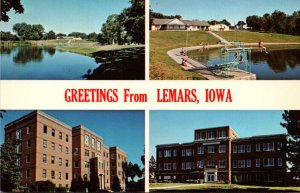 Greetings From Lemars Iowa Split View