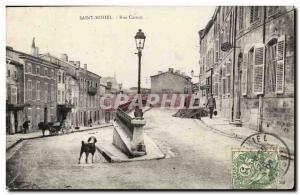 Saint Mihiel - Rue Carnot - dog - dog - Old Postcard