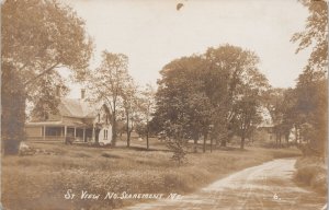 Searsmont Maine ME Street View #6 Real Photo Postcard H9