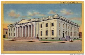 U. S. Post Office, YORK, Pennsylvania, 1930-1940s