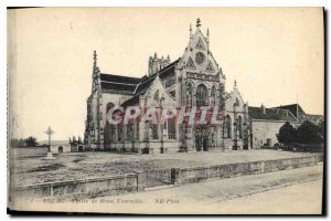 Old Postcard Bourg Brou Church Together