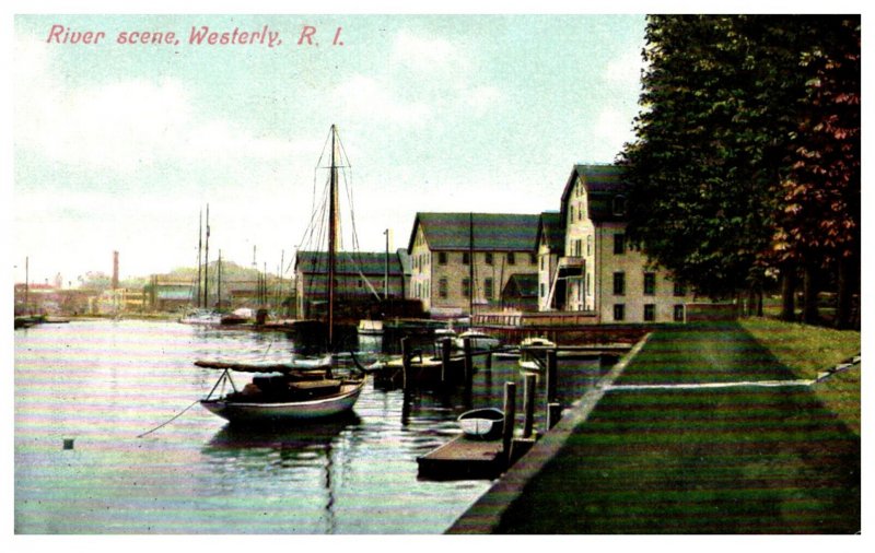 Rhode Island  Westerly  River scene