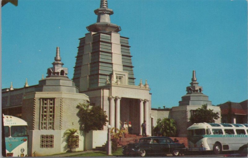 Postcard Nuuanu Soto Mission Honolulu Hawaii