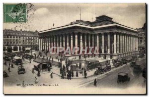 Paris - 2 - La Bourse - Old Postcard