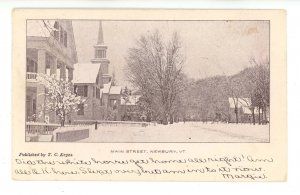 VT - Newbury. Main Street circa 1906