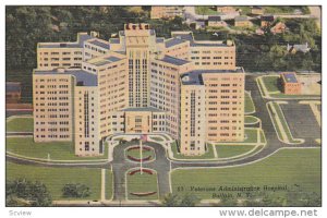 Aerial View of Veteran´s Administration Hospital, Buffalo New York, 1930-40s